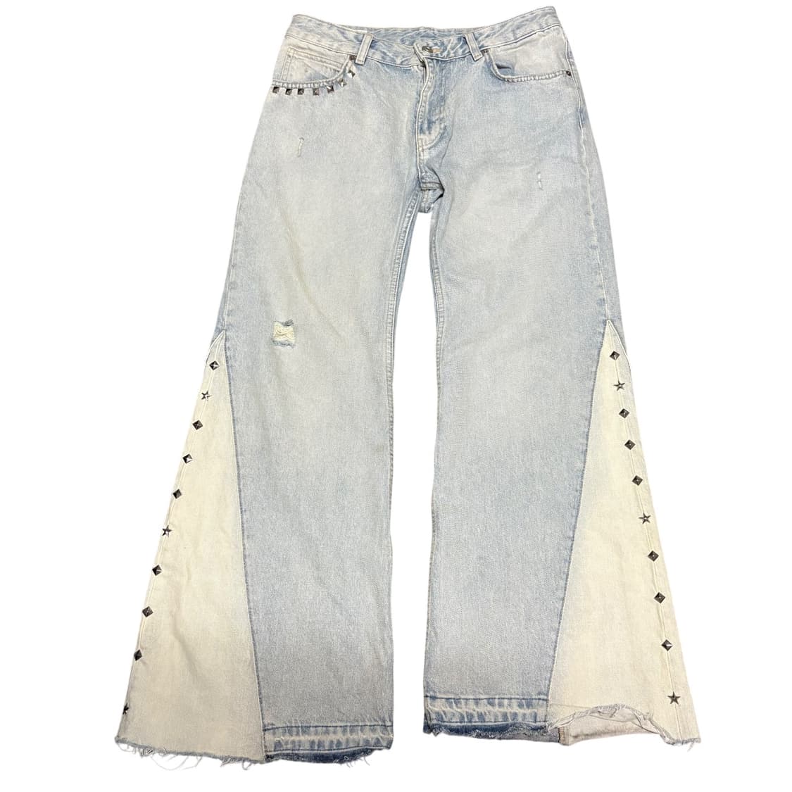 자라 스터드커스텀 웨스턴 플레어진 32 부츠컷 벨바텀 상품이미지2