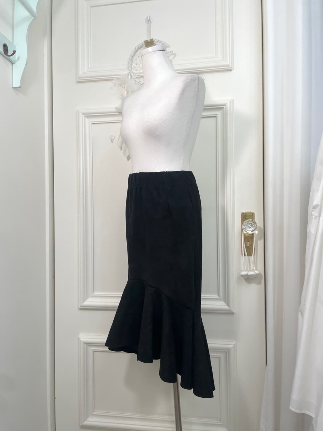 black suade mermaid midi banding opc 상품이미지2