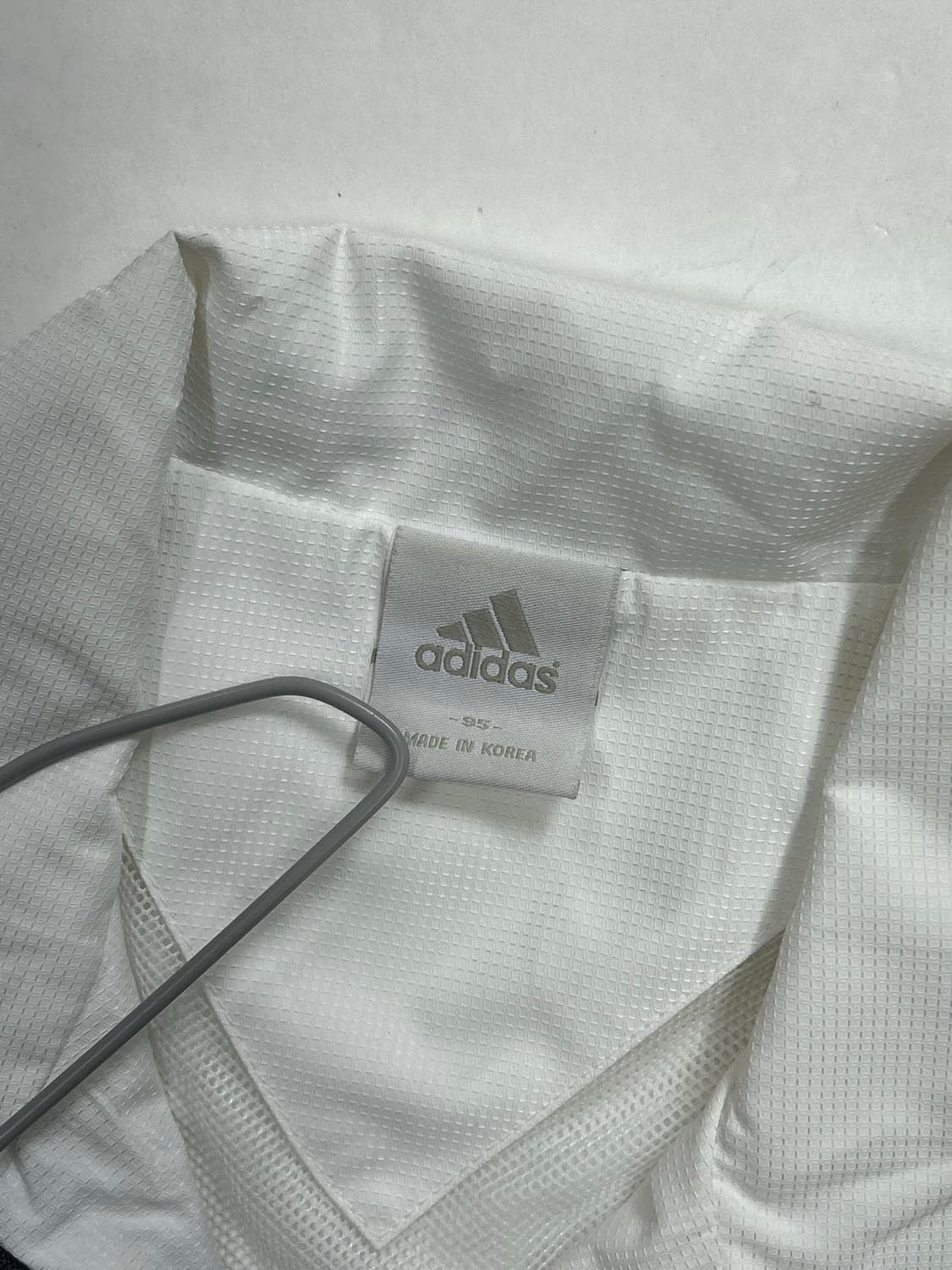아디다스 00s 화이트 차콜 바람막이 M 상품이미지6