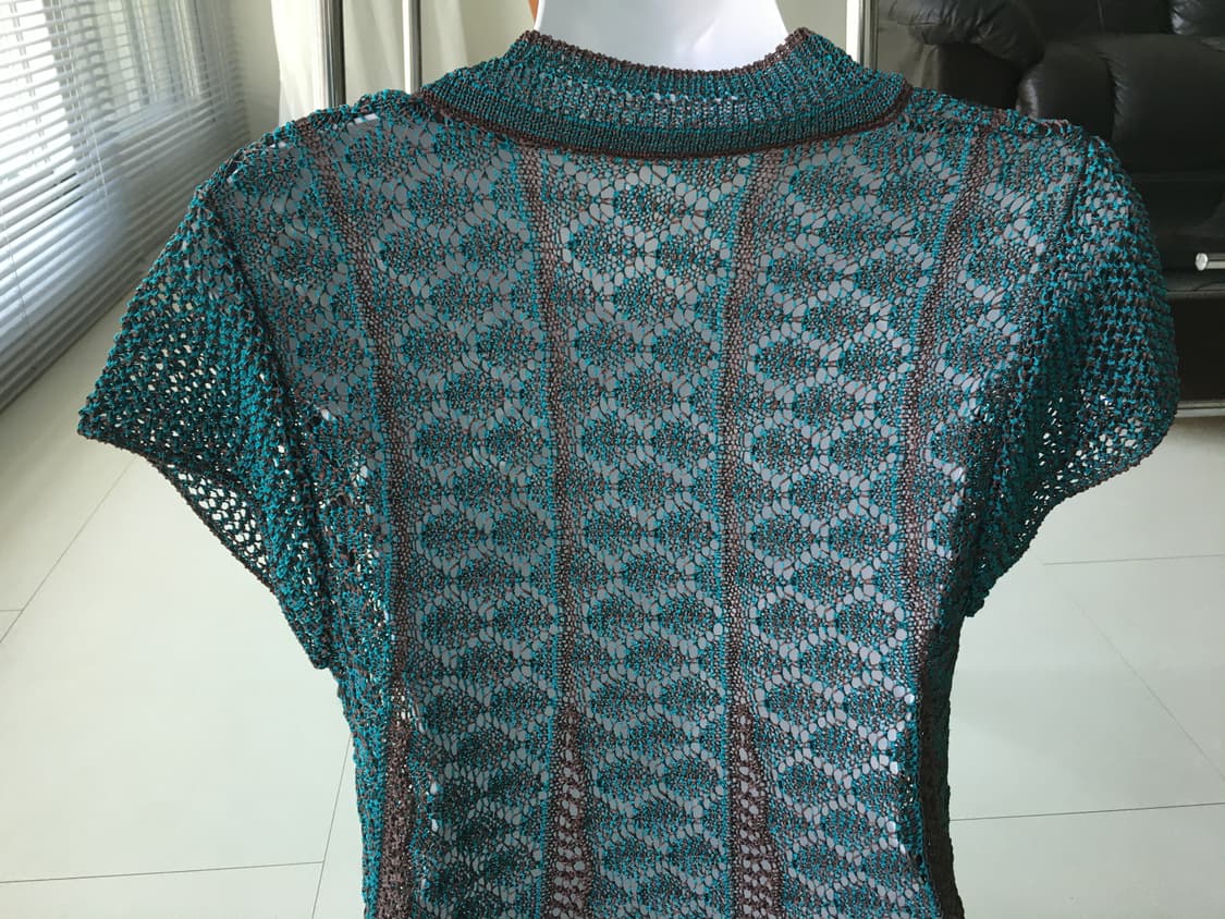 two-tone crochet sheer dress 상품이미지6