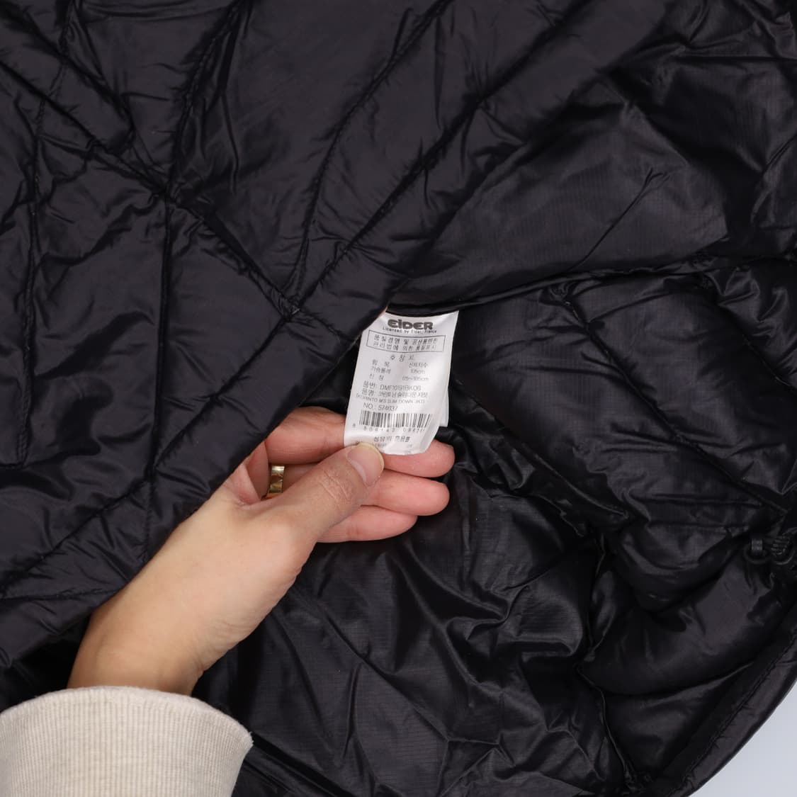 [XL] 아이더 구스다운 경량패딩 점퍼 0116H1 상품이미지4