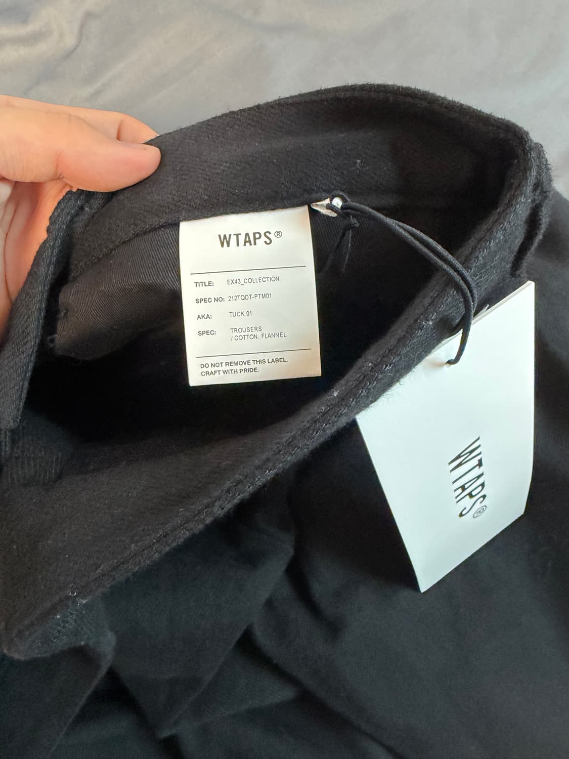 더블탭스 턱 플란넬 팬츠 4사이즈 상품이미지3