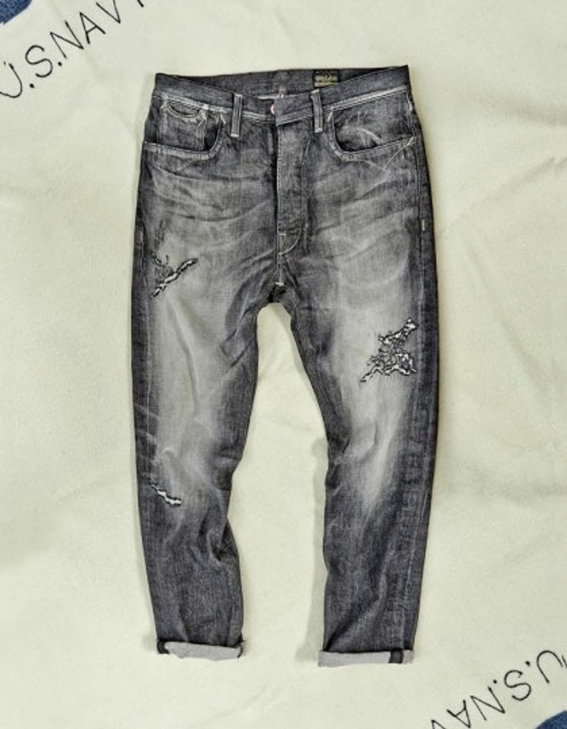 스펙테이터 데님 팬츠, SML XL 상품이미지1