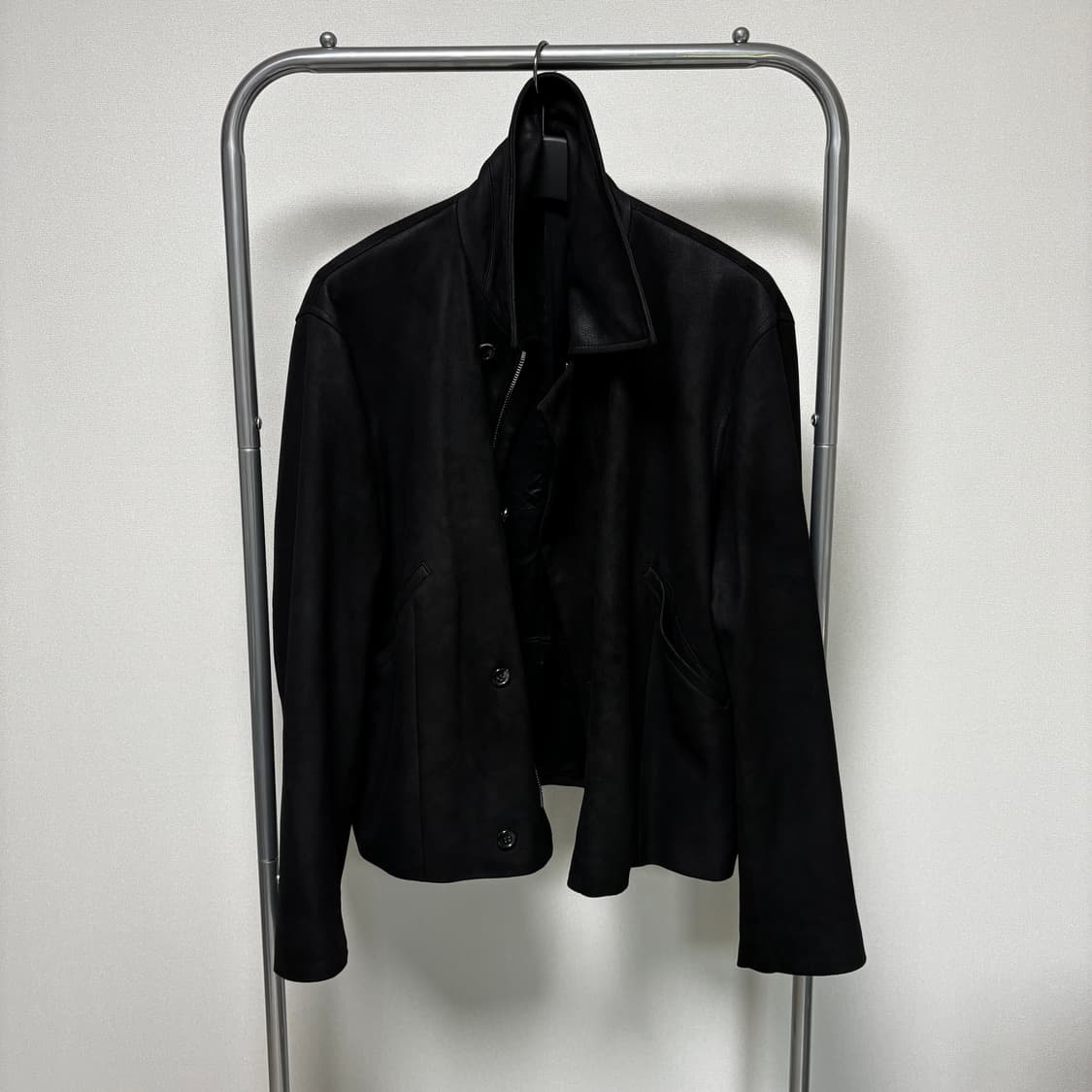 48) kazuki nagayama 레더 봄버 자켓 상품이미지1