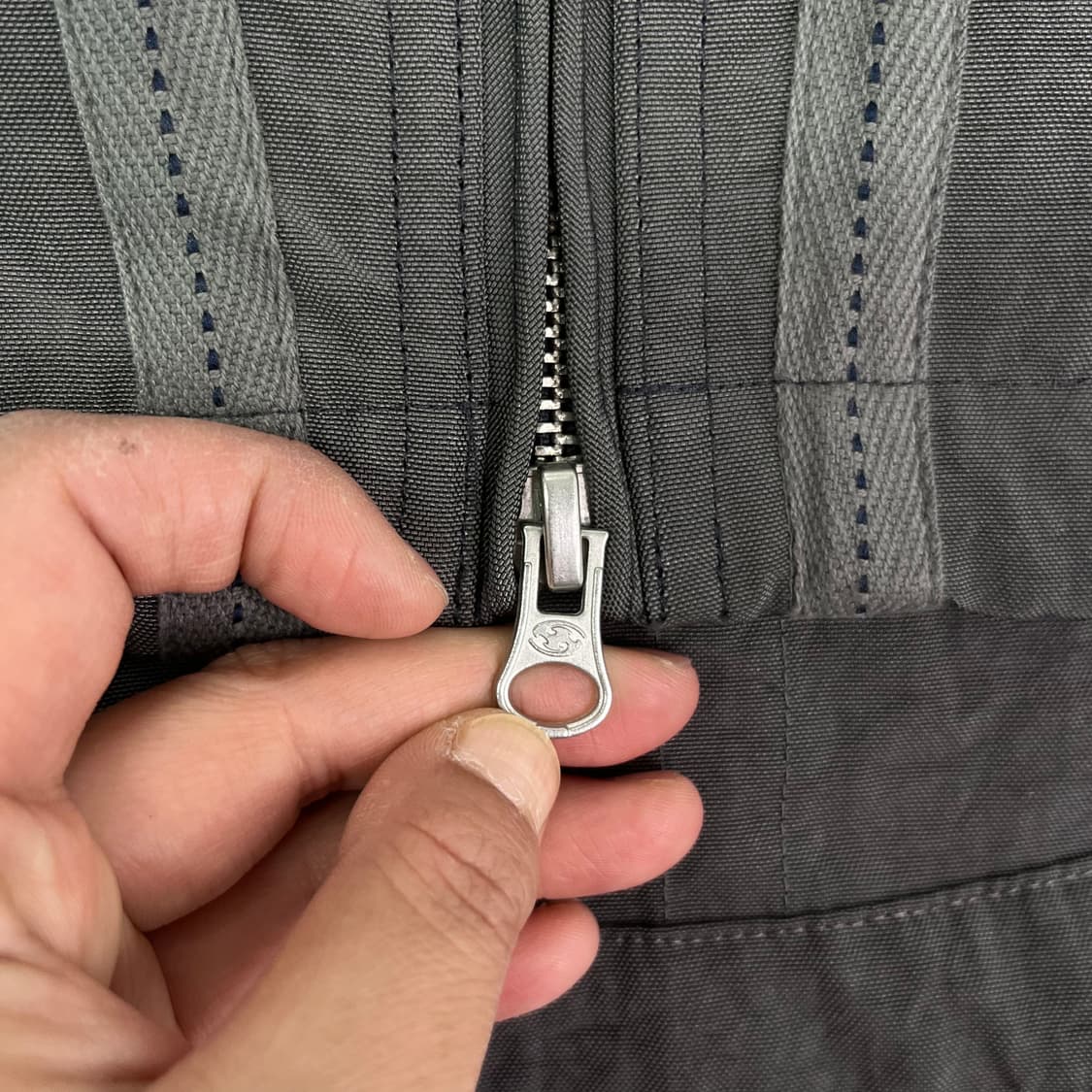 100 산산기어 웨빙 자켓 블루 차콜 상품이미지5