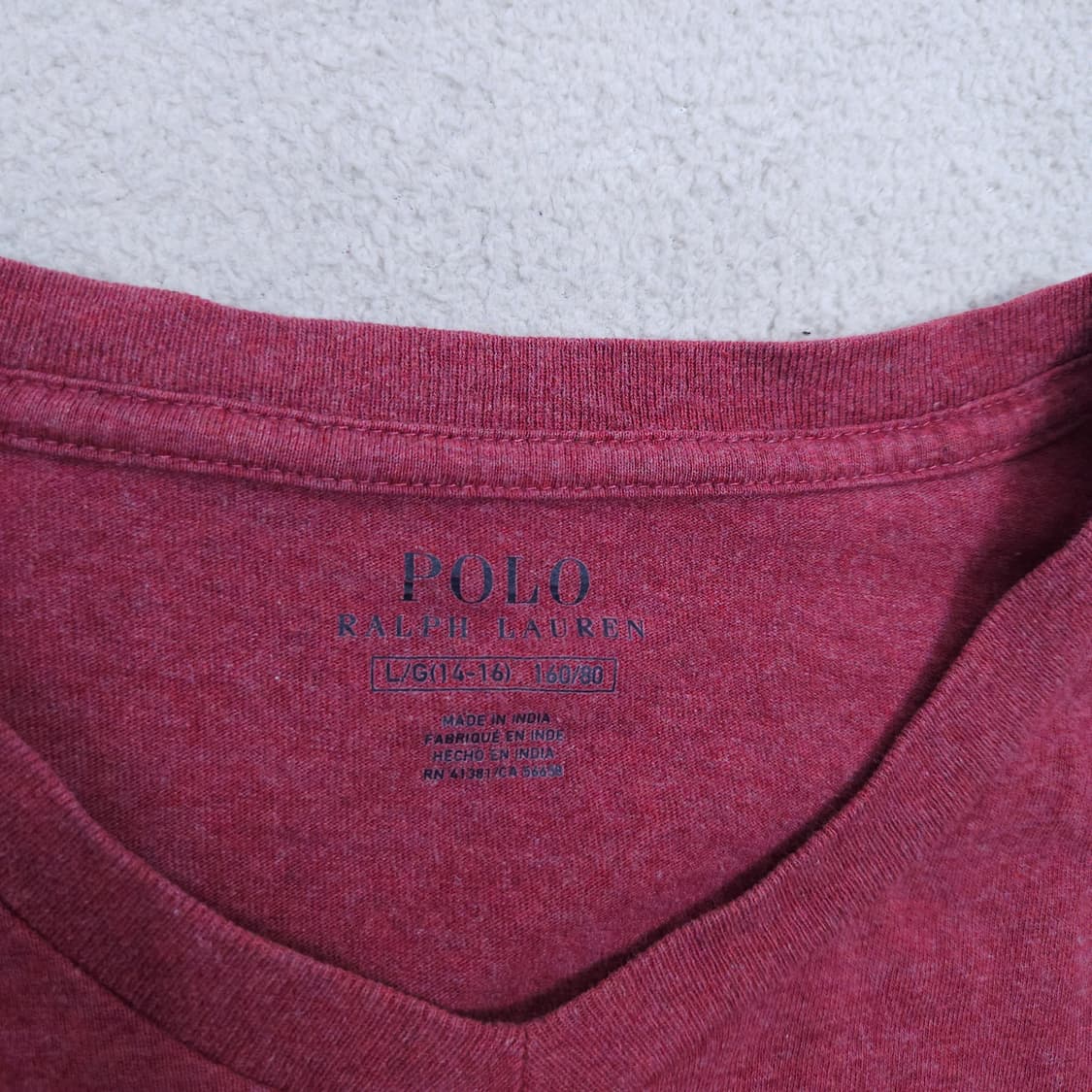 폴로 랄프 로렌 긴팔티 L14-16 상품이미지3