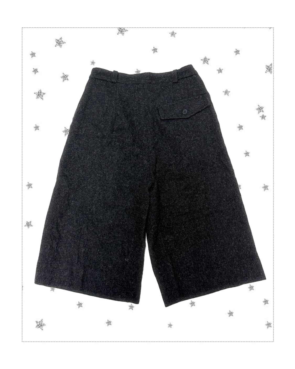 스터드 모직 미디 팬츠 상품이미지2