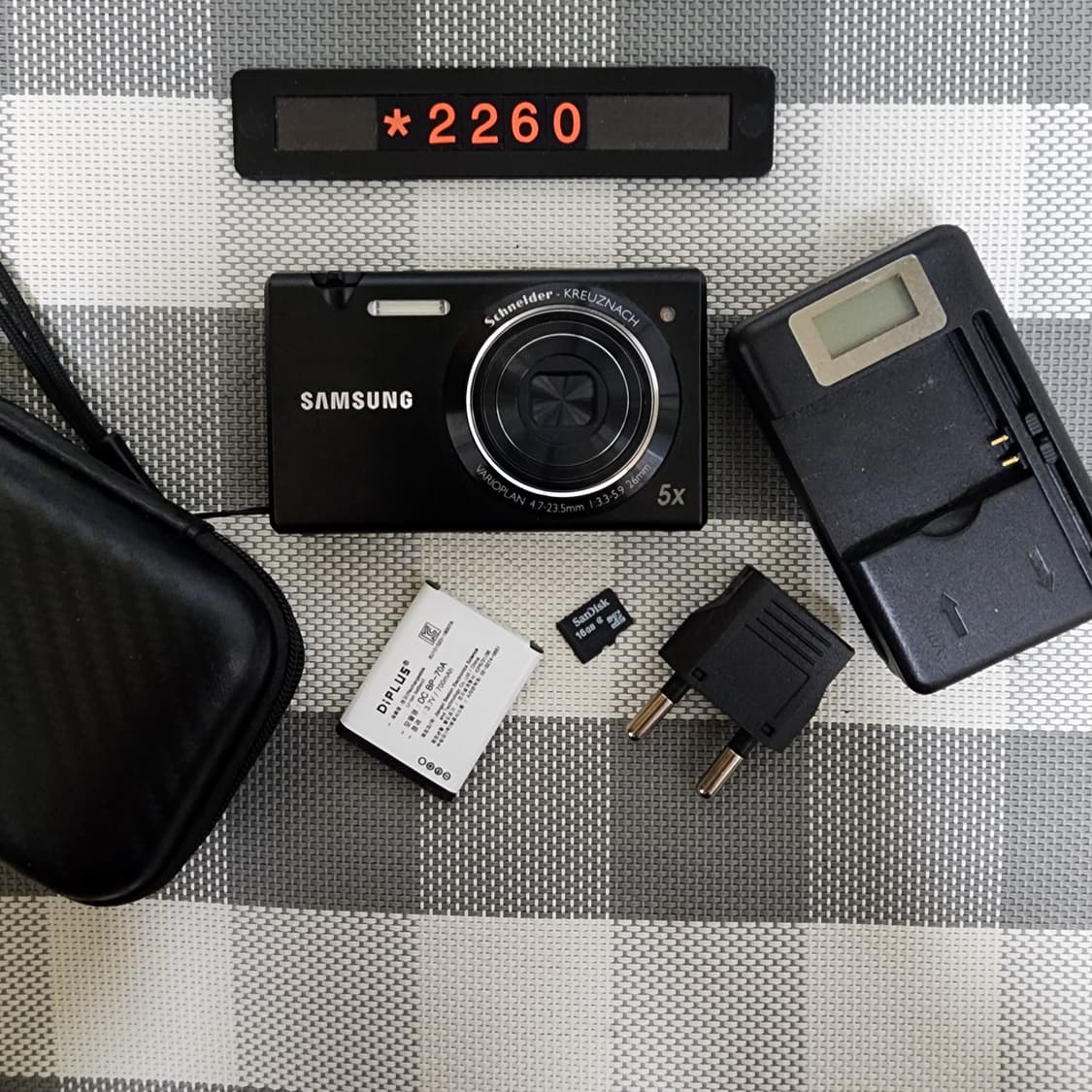 삼성 MV 800 디지털카메라 블랙바디 파우치포함 상품이미지1