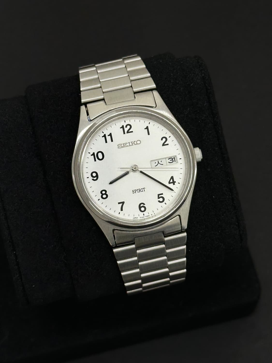 세이코 스피릿 숫자 인덱스 쿼츠 시계 상품이미지1