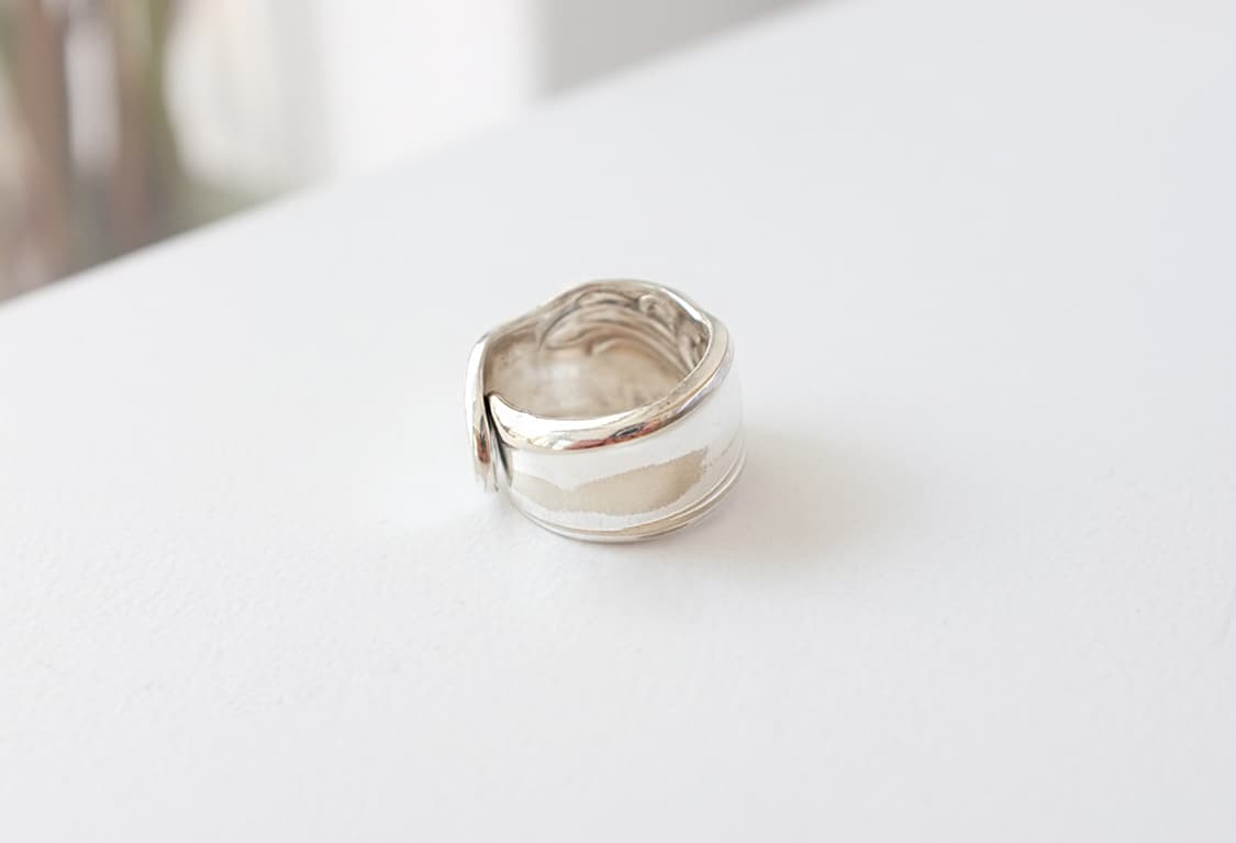 1950s 빈티지스푼으로 제작된 빈티지반지 스푼링 101680 상품이미지5