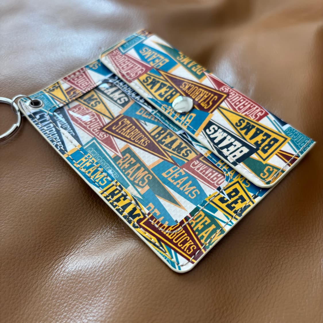 Beams 빔즈 빔스 스타벅스 패스 케이스 월렛 지갑 상품이미지9