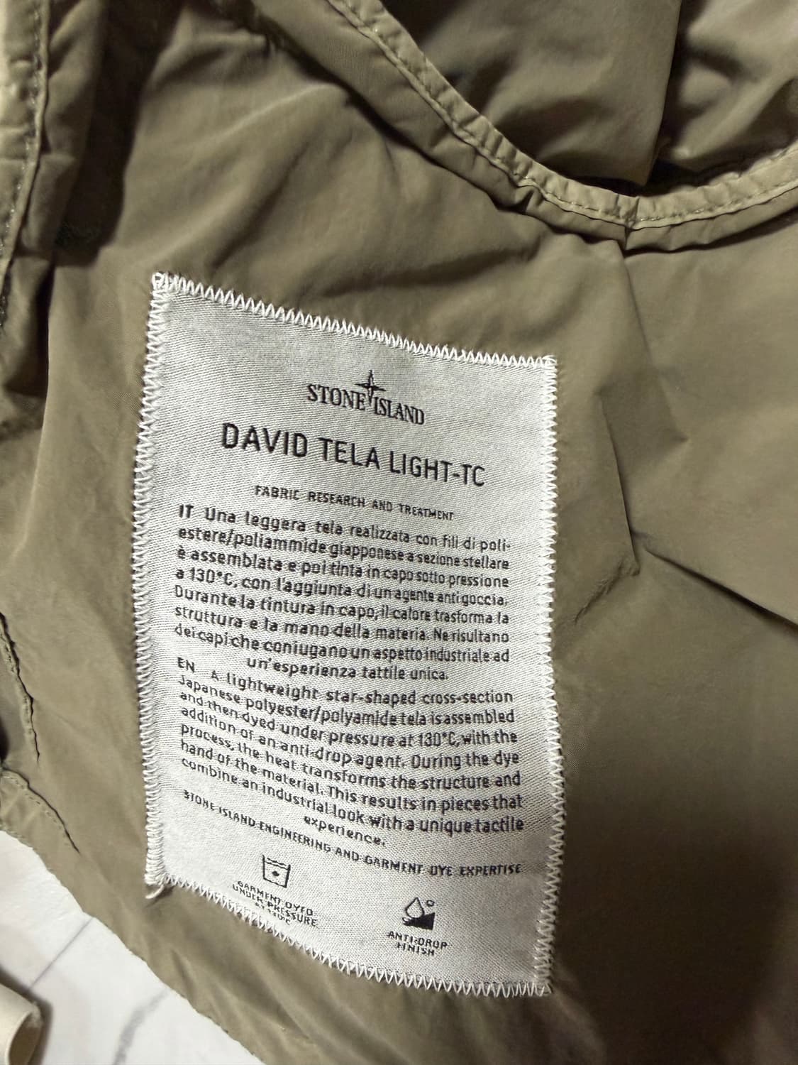 스톤아일랜드 다비드 텔라 자켓 S 상품이미지5