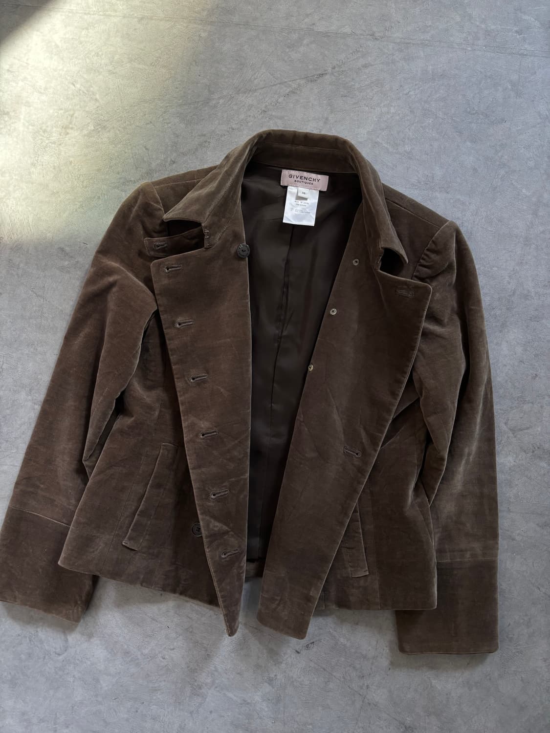 Givenchy 지방시 90‘s 브라운 더블 브레스티드 자켓 상품이미지8