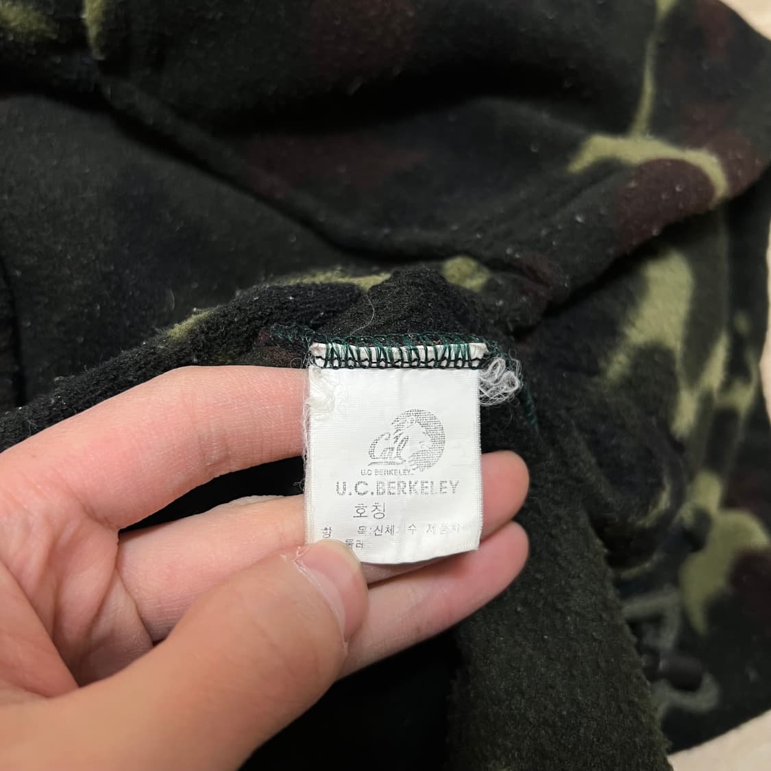 U.C. 버클리 밀리터리 풀오버 후리스 자켓 [카모플라쥬] XL/105 상품이미지6