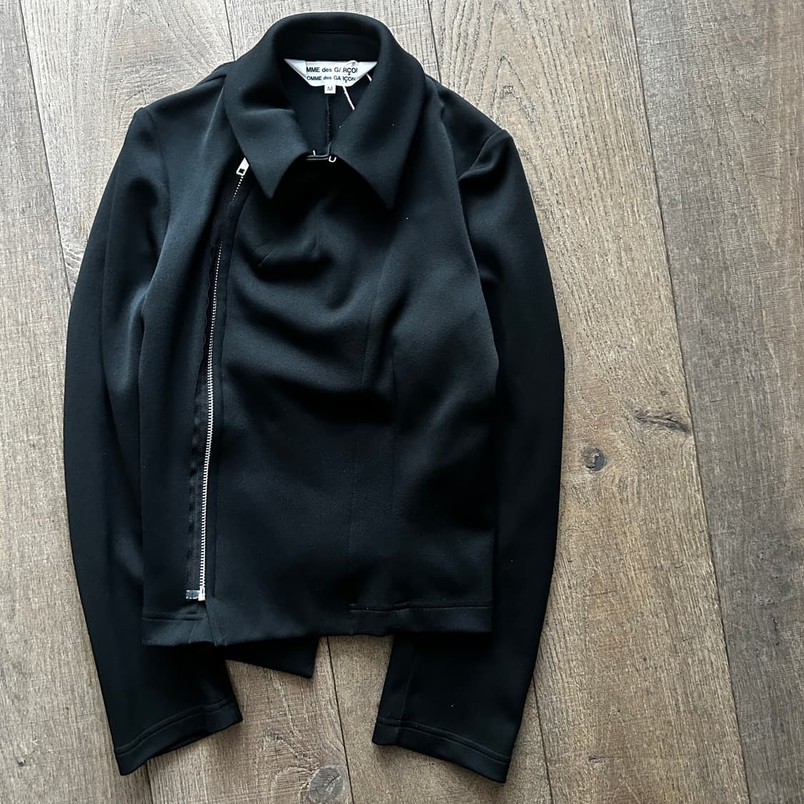 Back Shirring Jersey Rider Jacket 상품이미지6