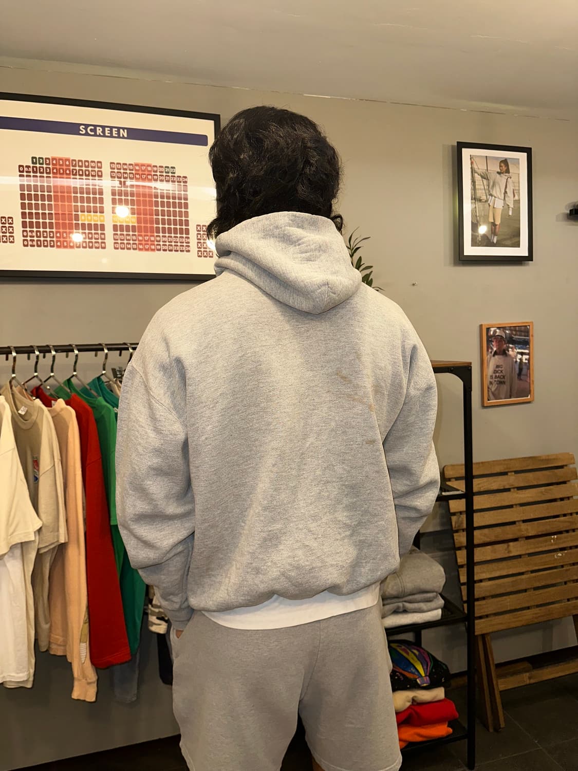 90‘s Russell Athletic grey hoodsweat 상품이미지7
