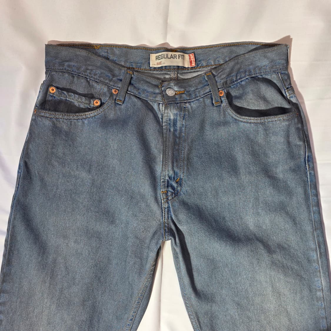 [W34L30]00s 리바이스 505 빈티지 더티워싱 데님팬츠 상품이미지2
