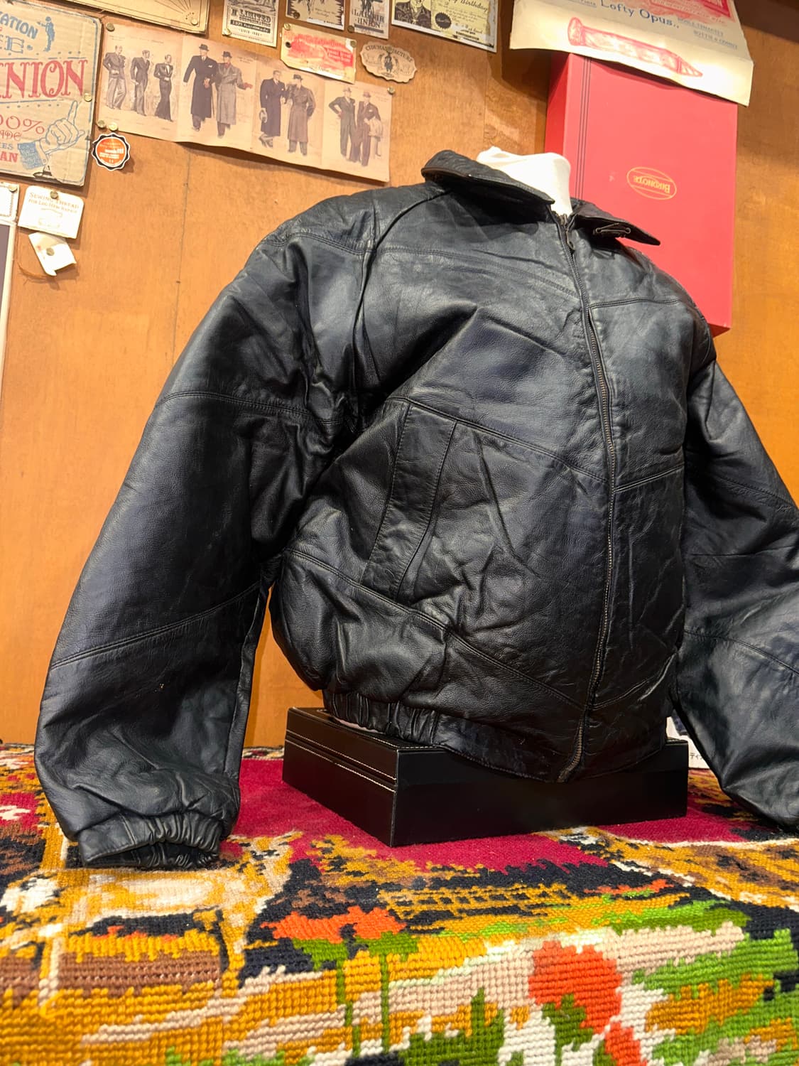 ( XL ) 바이커자켓 라이더자켓 봄버자켓 푸퍼자켓 빈티지가죽 상품이미지2