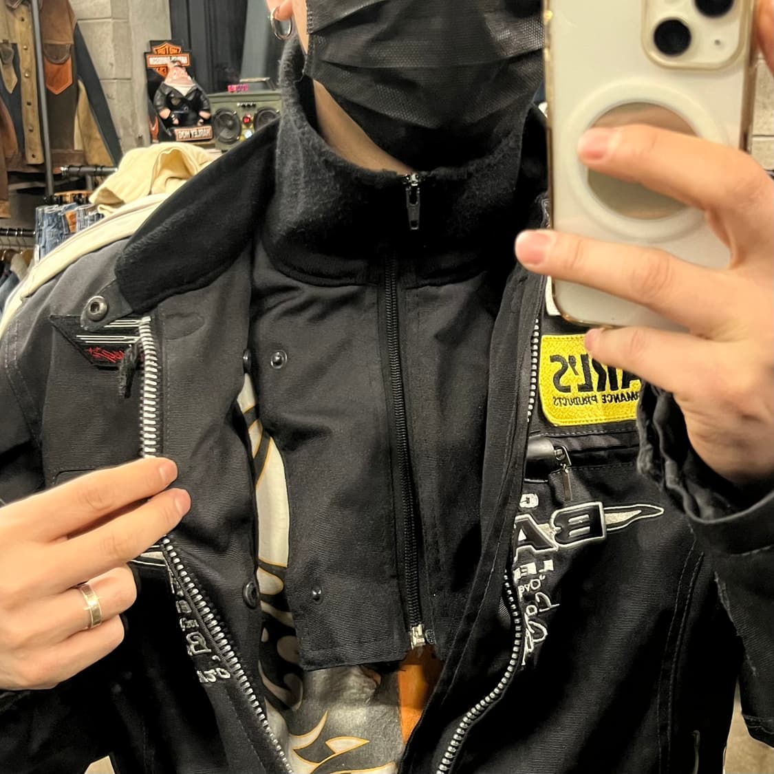 베이츠 레더 바이크 자켓 (105) 상품이미지8