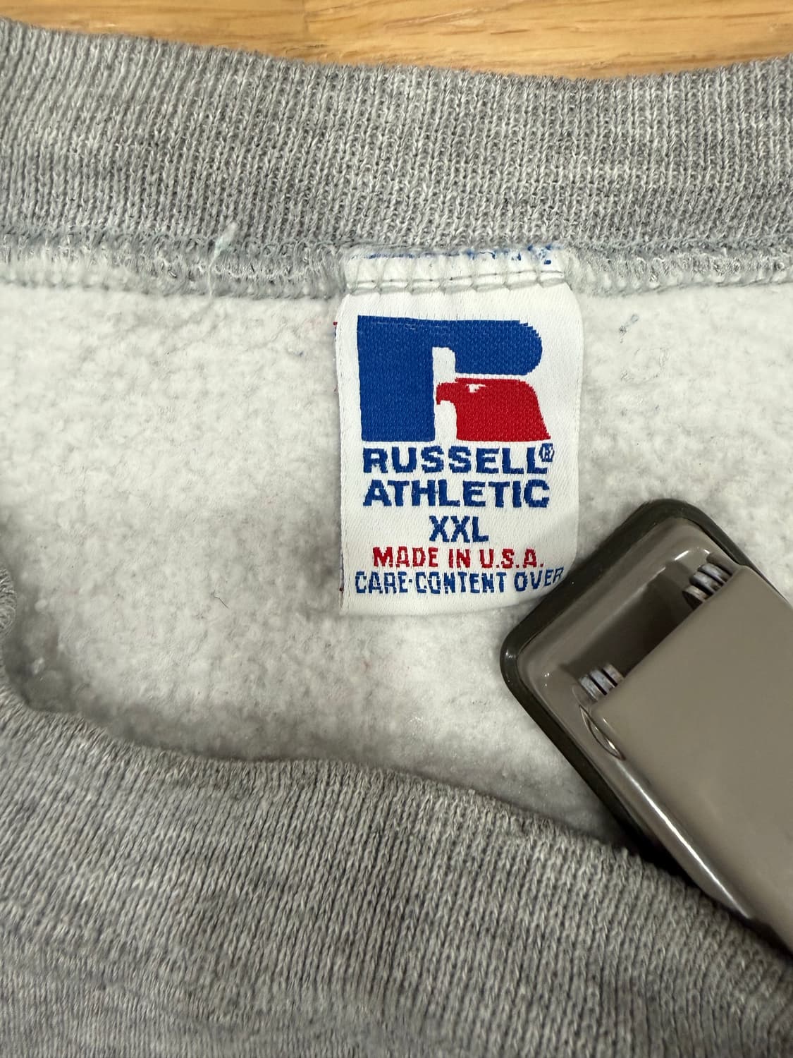[XXL] 90s 빈티지 러셀 스웻셔츠 맨투맨 그레이 상품이미지1