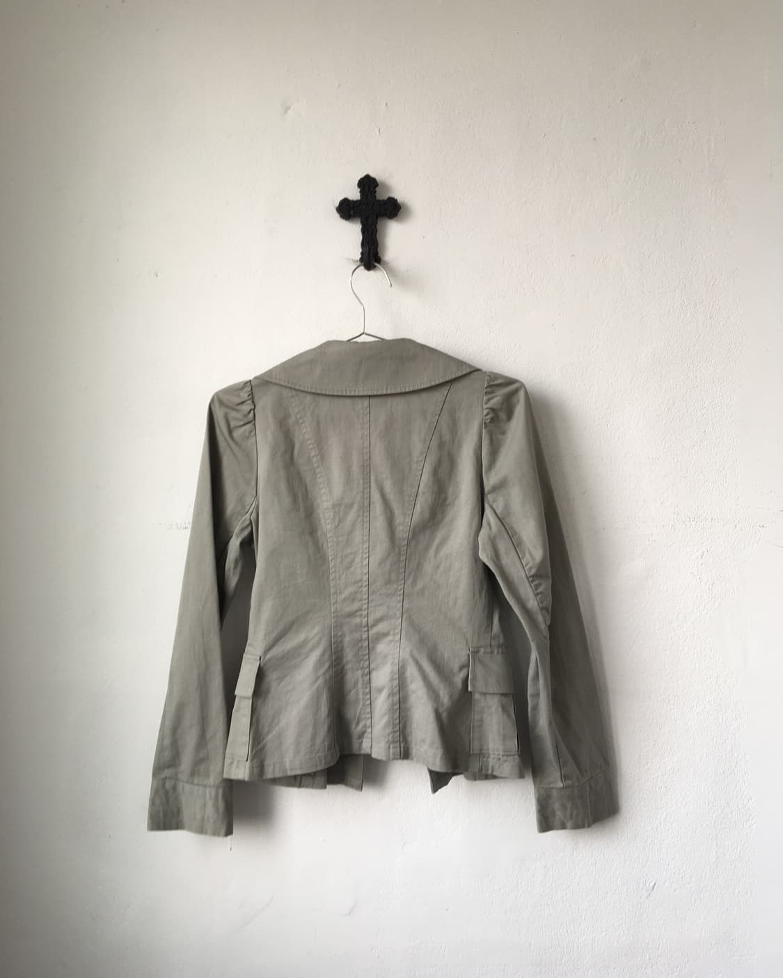 Tied point shirt jacket 상품이미지3