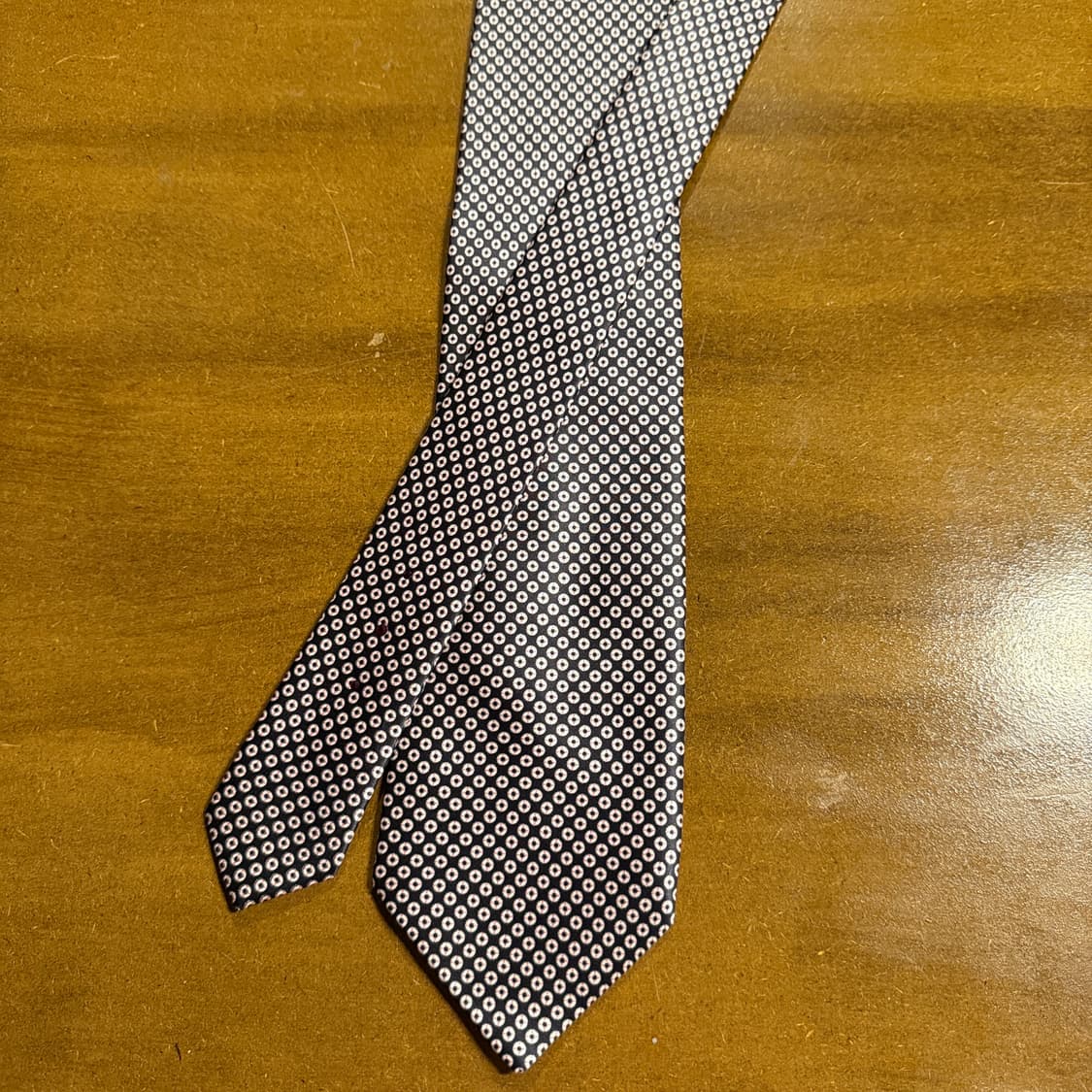 스테파노리치 STEFANO RICCI 실크 패턴 넥타이 블랙 9.2cm 상품이미지1