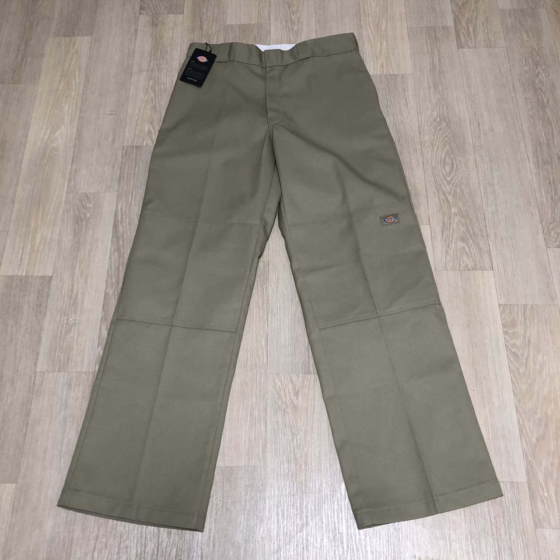 (32) 새상품 디키즈 더블니 85283 루즈핏 워크 팬츠 카키 상품이미지7