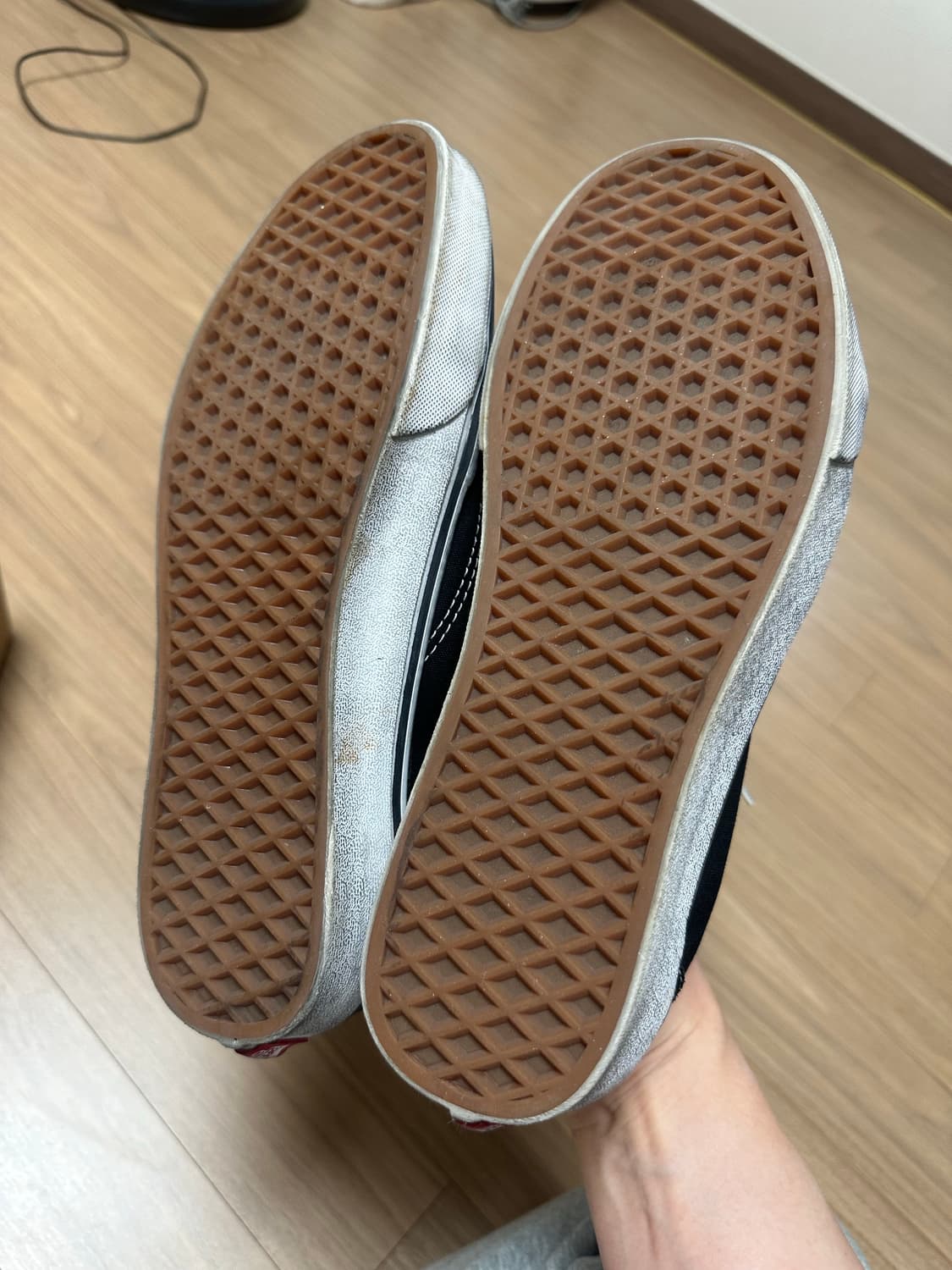 반스 올드스쿨 스트레스드 빈티지 워싱 블랙 화이트 280 상품이미지6