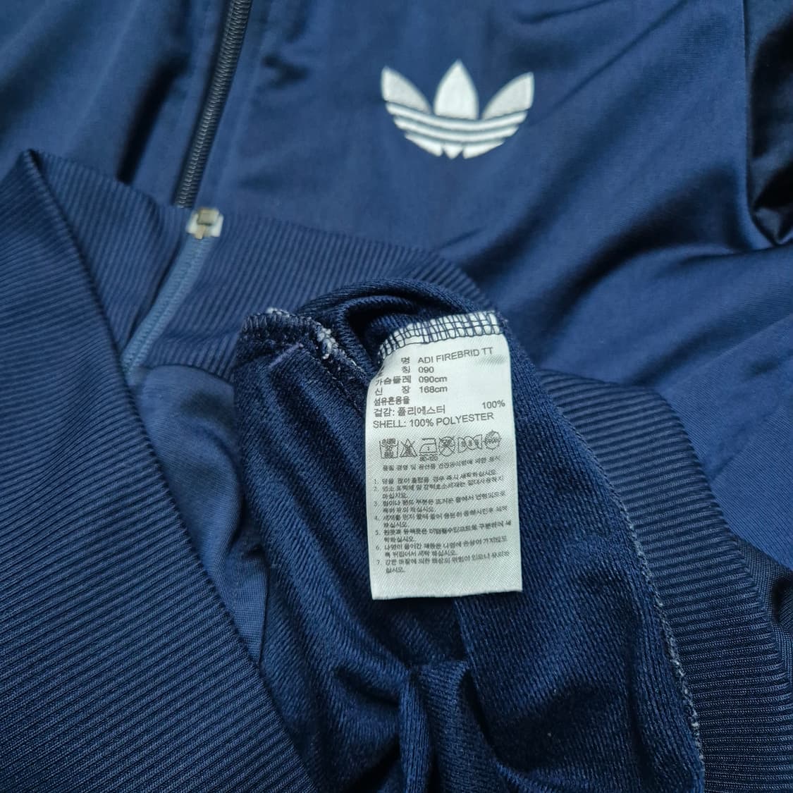 90) 아디다스 구 파이어버드 트랙탑 져지 자켓 네이비 상품이미지6