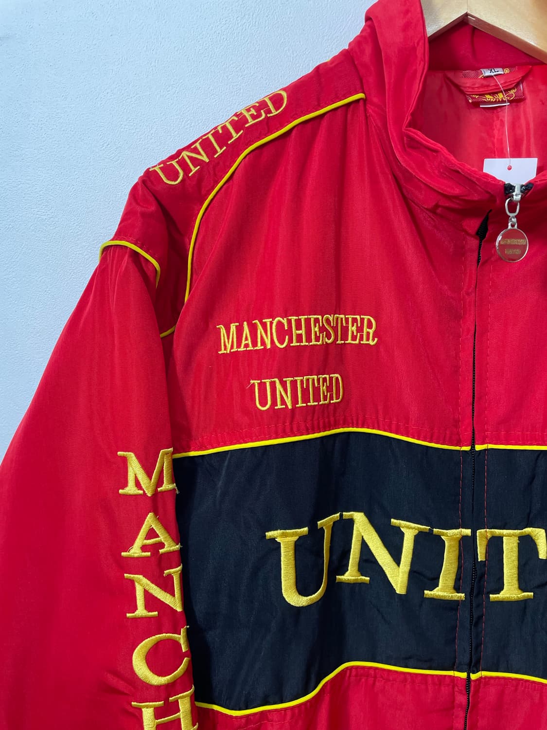 맨체스터유나이티드 자수 레이싱 자켓 XL - J10 상품이미지4