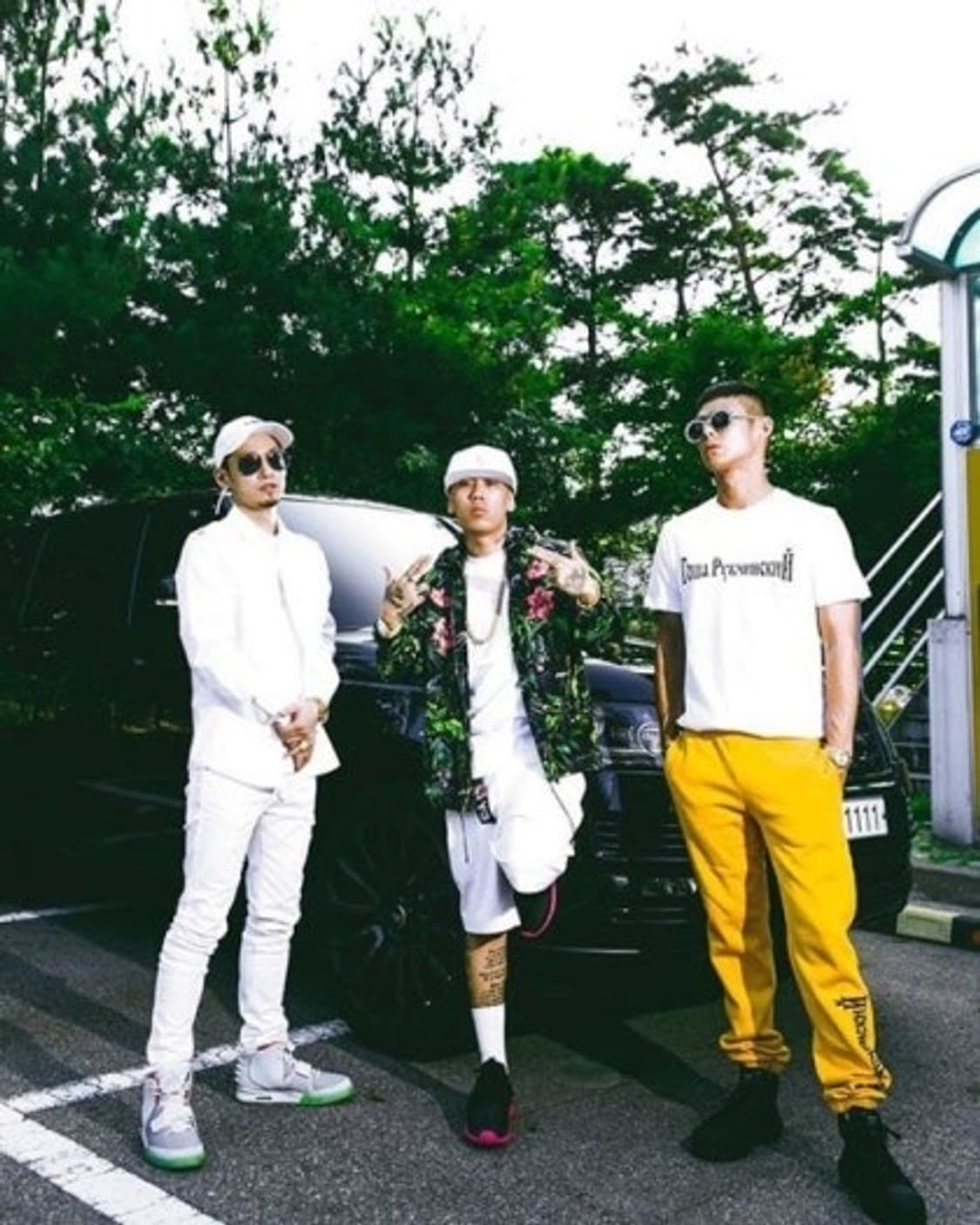 [L] (스캇,빈지노 착용) 고샤 루브친스키 옐로우 스웻팬츠 상품이미지8