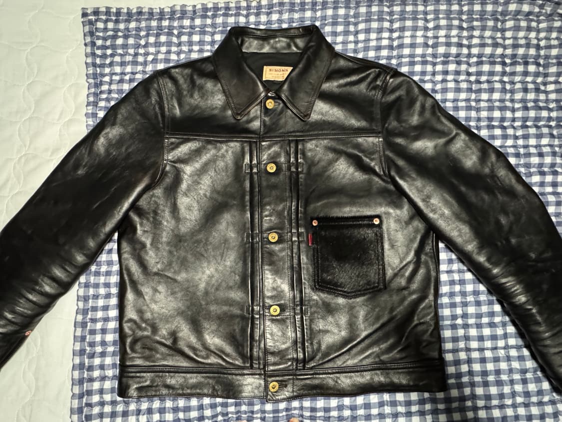 리얼시몬스 1세대 대전판 트러커(말가죽) 상품이미지2