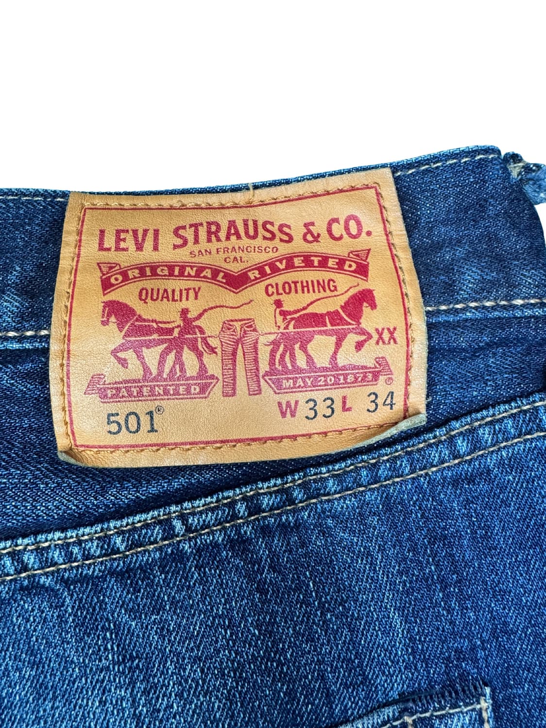 빈티지 리바이스 501 33/34(수선) 상품이미지9
