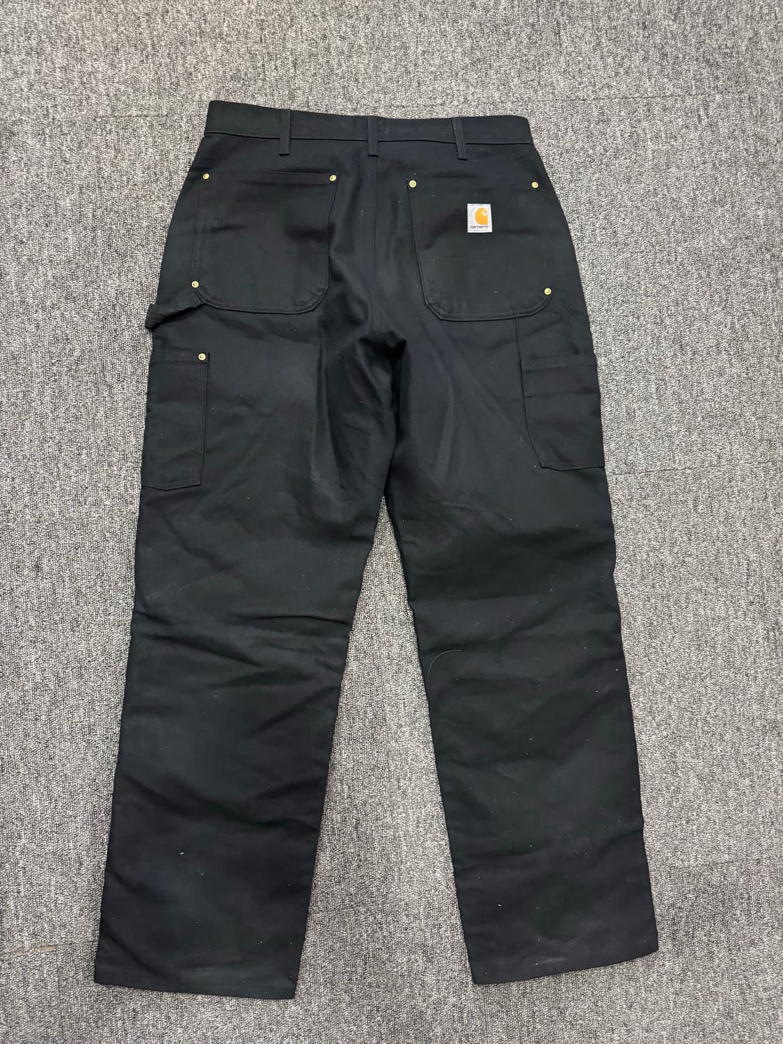 USA 칼하트 더블니 블랙 BK BK 34/30 상품이미지7