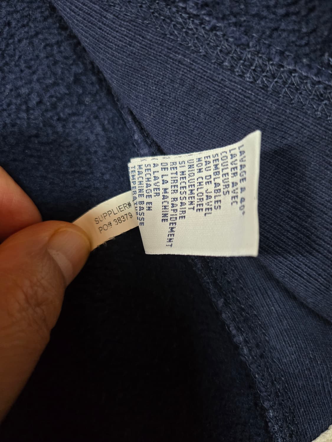 폴로 랄프로렌 네이비 후드 집업 상품이미지9