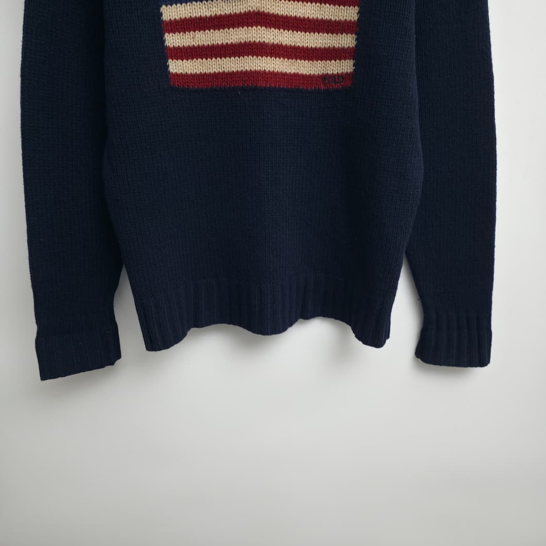 [M] 폴로 랄프로렌 성조기 니트 네이비 상품이미지3