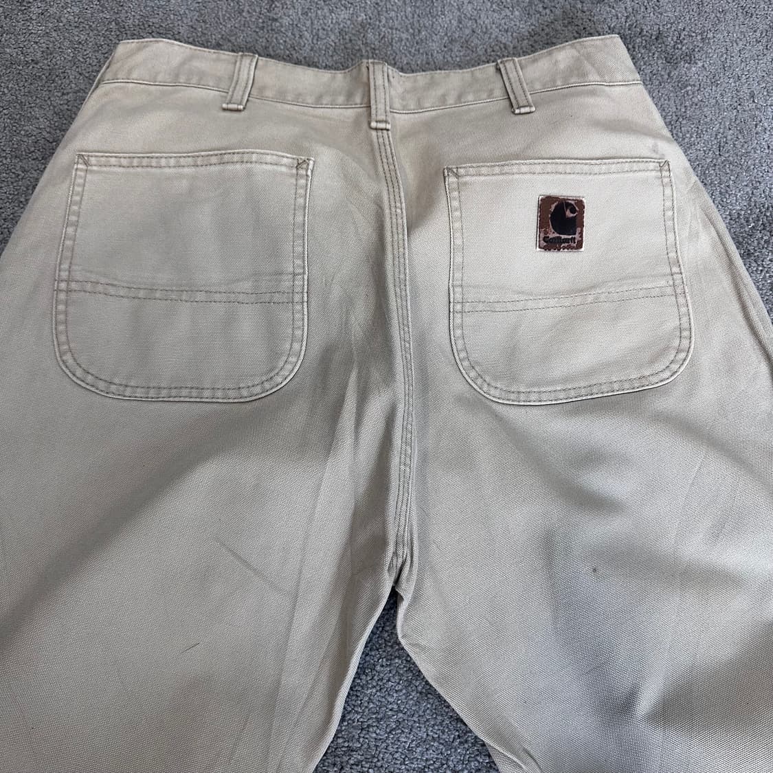 칼하트 베이지 코튼 워크 팬츠(32) 상품이미지9