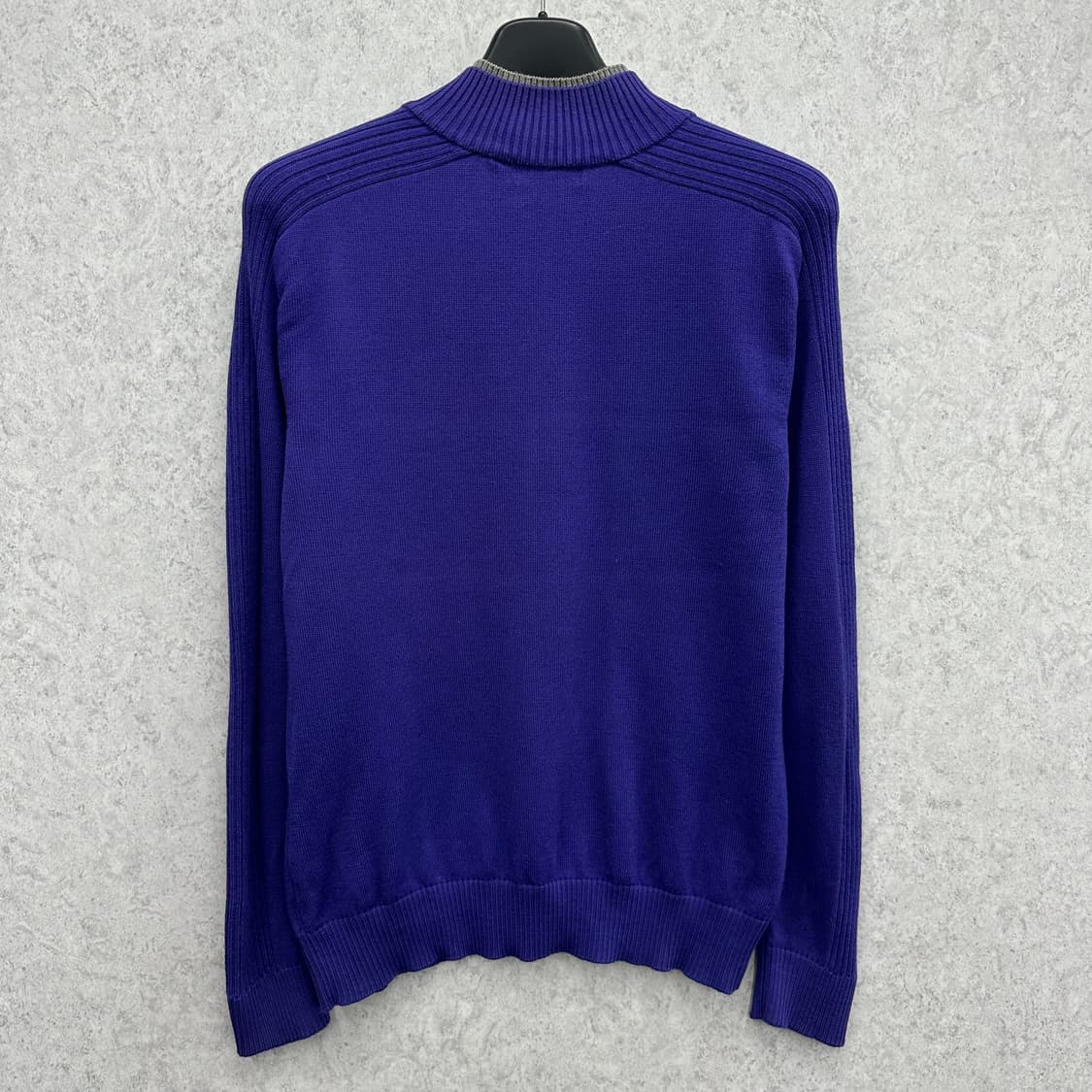 100 헤지스 남자 반집업 니트 상품이미지2