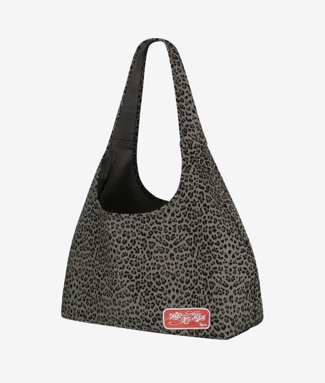 카시코 Leopard Print Shoulder Bag Blue Gray 상품이미지1