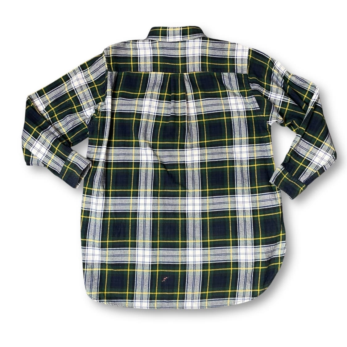 유니클로 딥그린체크 반버튼 긴팔 셔츠 S 상품이미지2