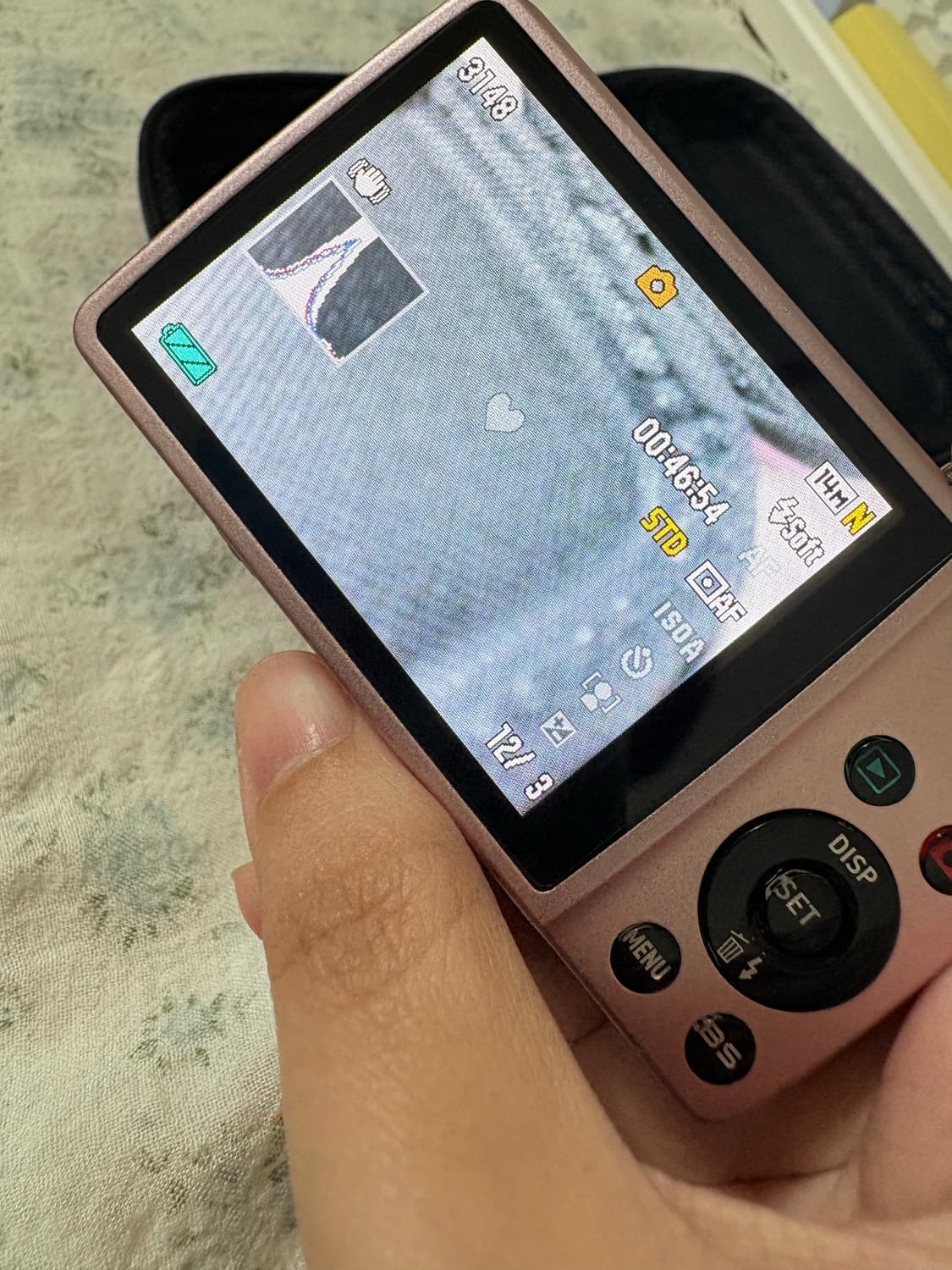 카시오 엑슬림 Z550 연핑크(상태 S~A급) 상품이미지5