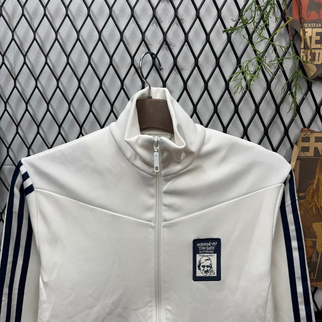 00s 아디다스 스탠스미스 X 슈프림 트랙 자켓 화이트 상품이미지3