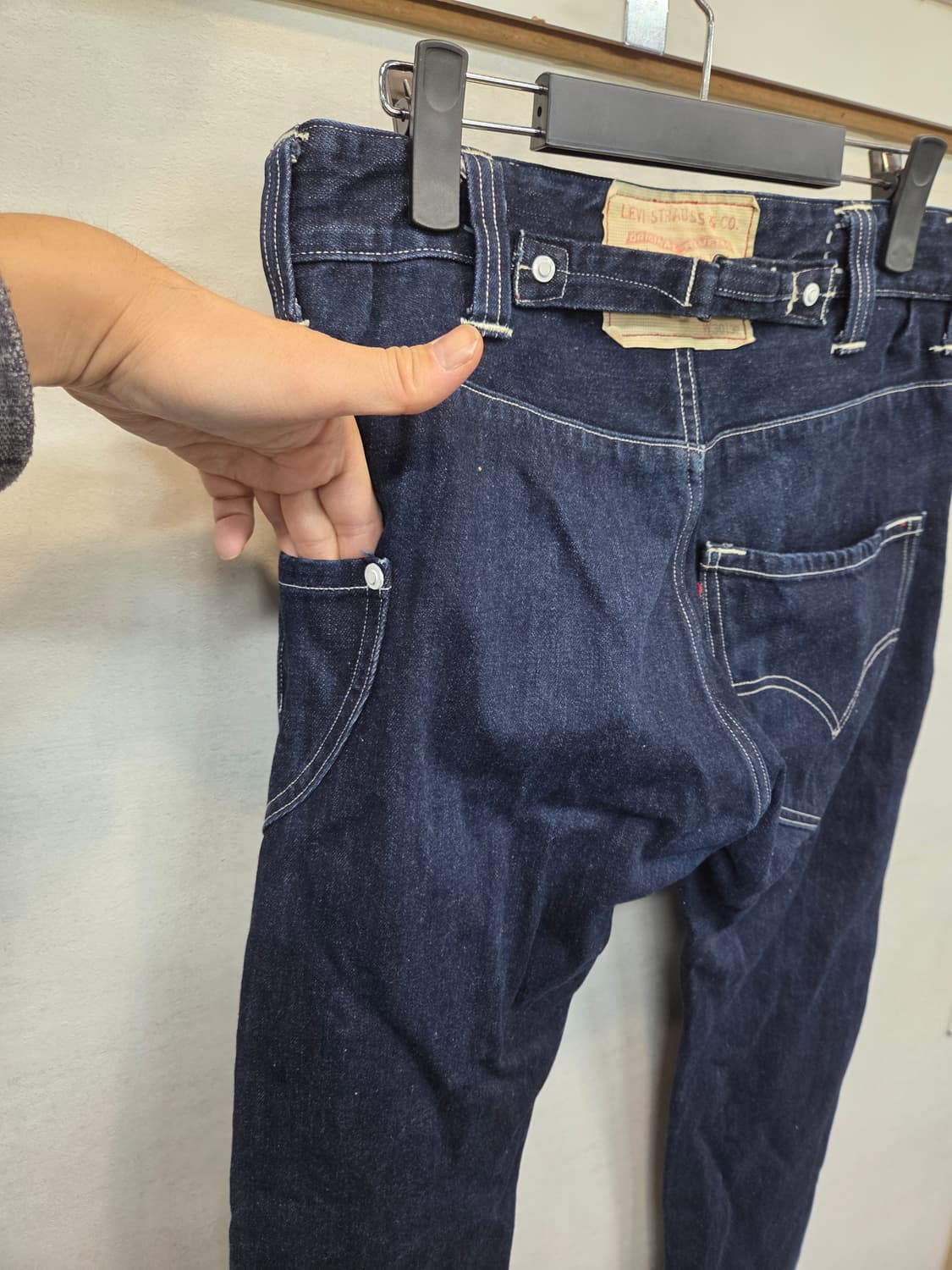 리바이스 신치백 멀티포켓 생지 데님팬츠 30 상품이미지4