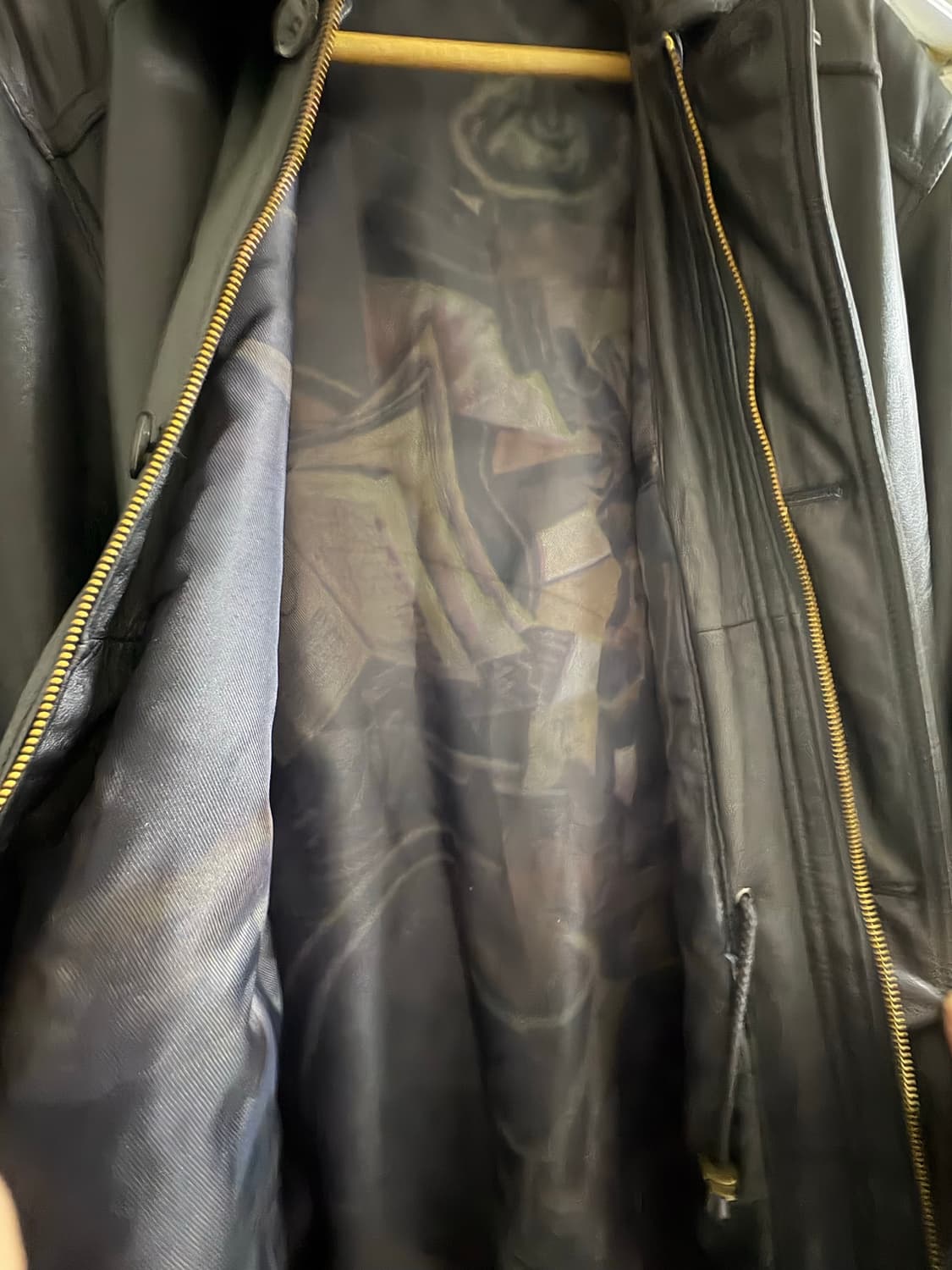 빈티지 레더 코트 L 상품이미지4