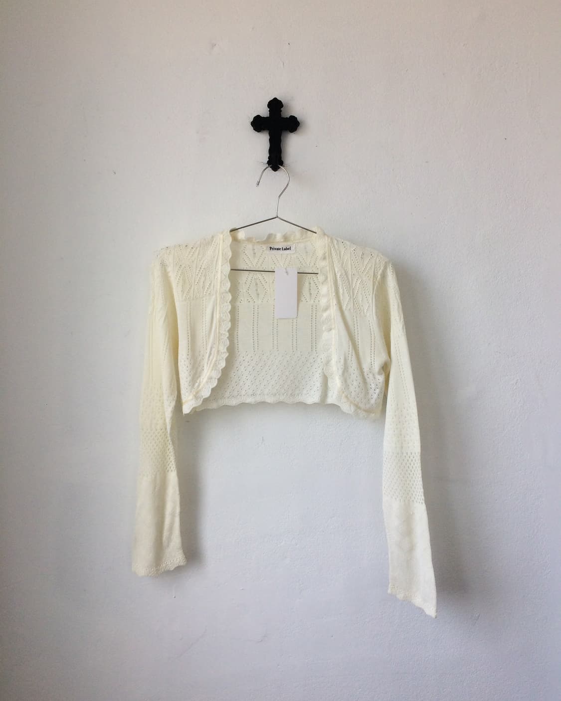 Punching knit open cardigan 상품이미지2
