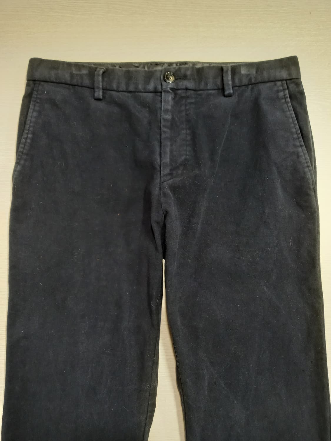 32 BEANPOLE 가을겨울용 스판 슬림일자 치노 네이비 32-350 상품이미지3