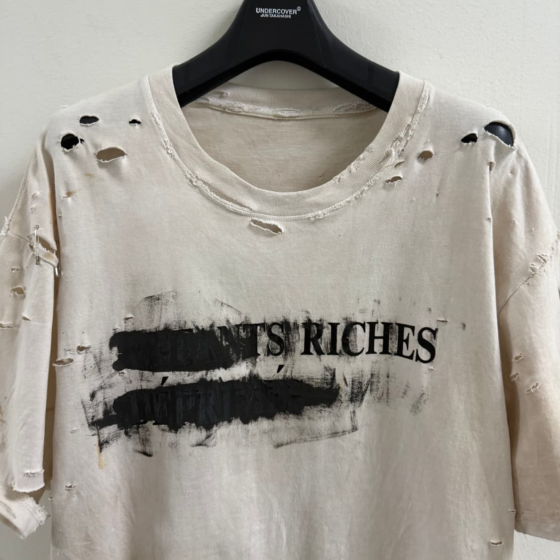 Vintage 커스텀 디스트로이드 티셔츠 상품이미지4