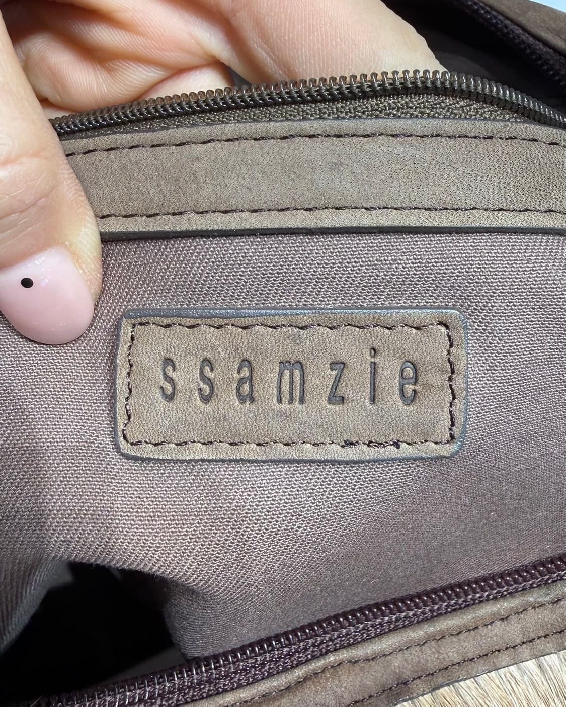 쌈지 브라운 송치 숄더백  상품이미지8