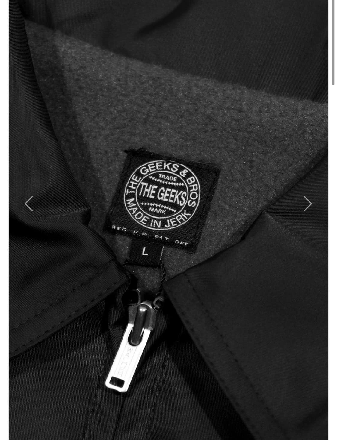 The geeks Anti-gale jacket - Black 상품이미지2