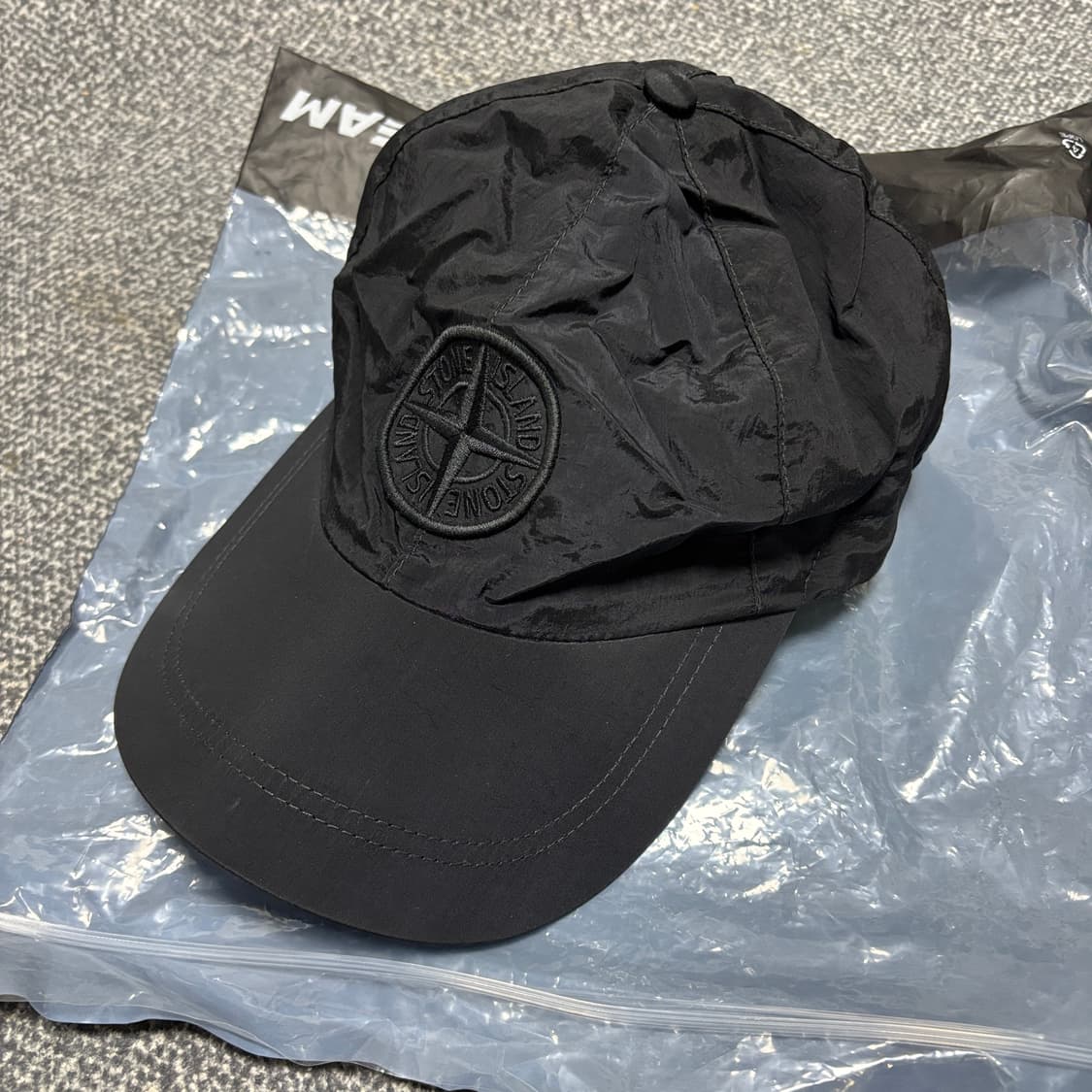 스톤아일랜드 99576 6패널 나일론 메탈 볼캡 상품이미지2